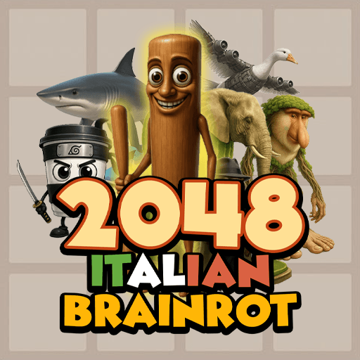 Play 2048 Italian Brainrot online free