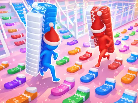 Play Christmas Bridge Runner - Free Online Arcade