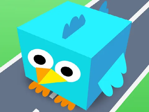 Play Crossy Chicken Blood - Free Online Racing
